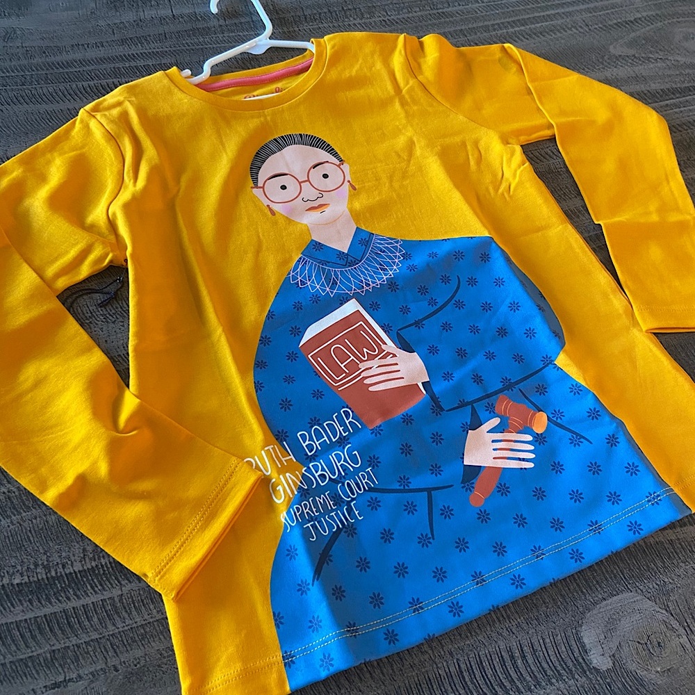 NWT Ruth Bader Ginsburg Long Sleeve Tee